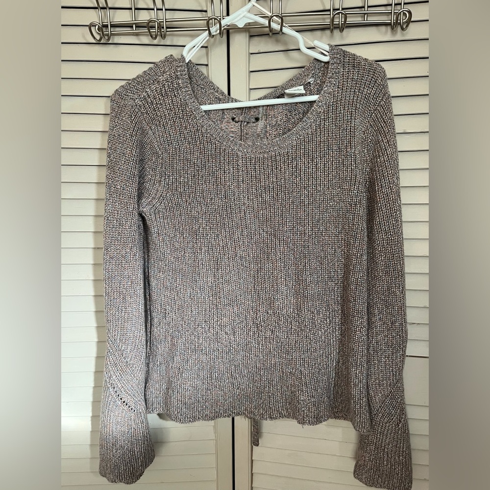 Lace Up Sweater